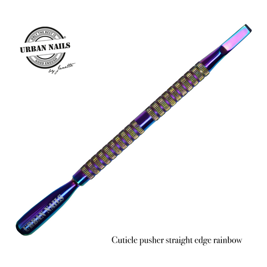 Cuticle pusher straight edge