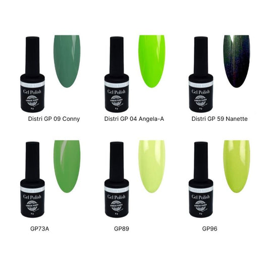 Urban Nails Gelpolish collectie Vibrant Green