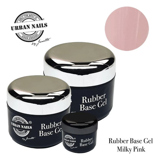 Urban Nails Rubber base gel (pot) Milky Pink - 5 ml